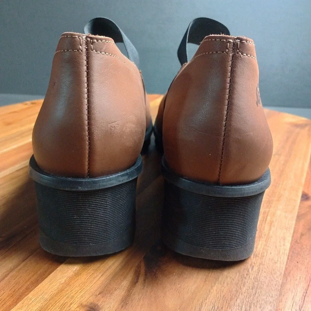Loints of Holland Shoes Leather Mary Jane Wedge‎ Size 41 Comfort Shoes